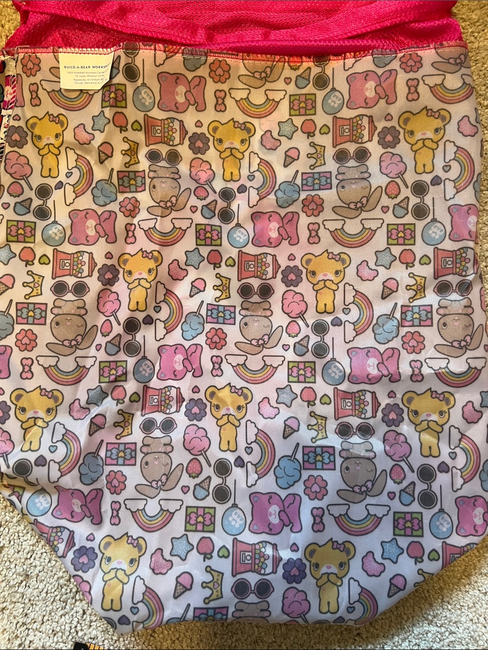 Build-A-Bear Nylon Drawstring Bag - Picture 6 of 9